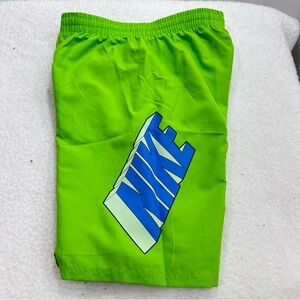 Boy’s Nike Neon Green Swim Trunks